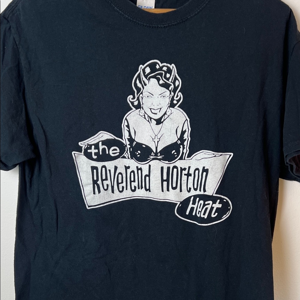 Reverend Horton Heat vintage Y2K Rockabilly Black T-Shirt